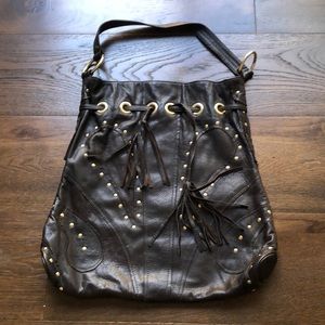 Bulga leather shoulder bag
